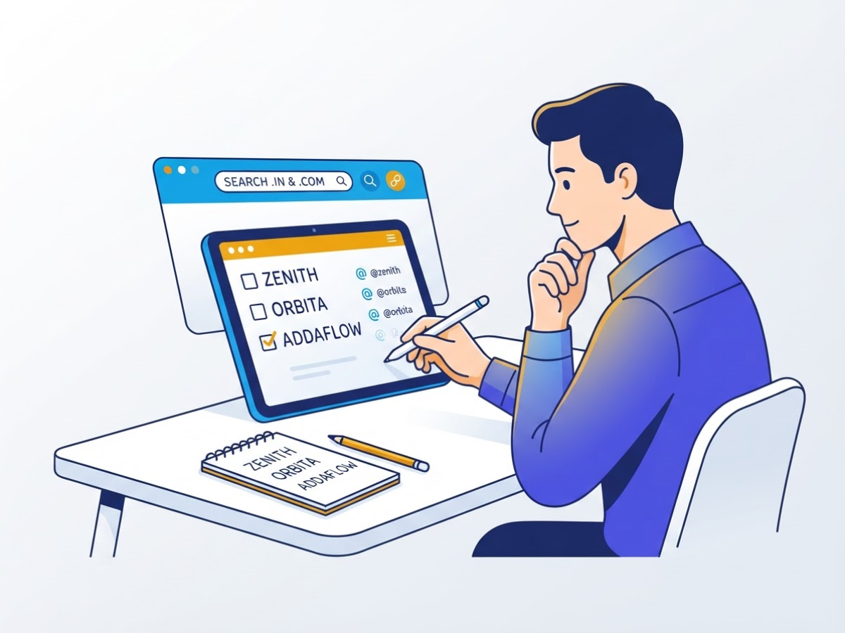 How to Buy a Cheap Domain Without Missing the Fine Print, covering brainstorm a short pronounceable legally safer.