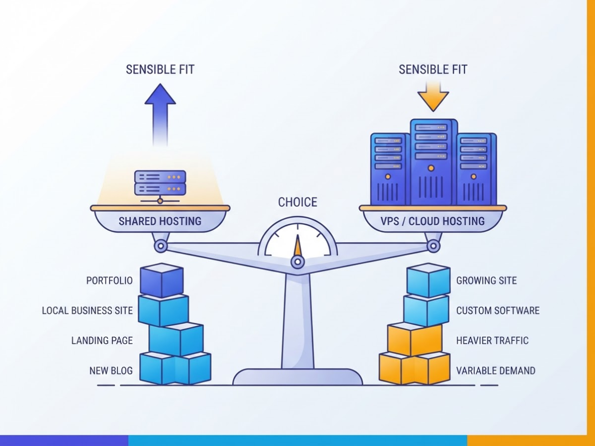 Choose the right hosting plan before you buy, covering compare shared vps cloud managed wordpress.